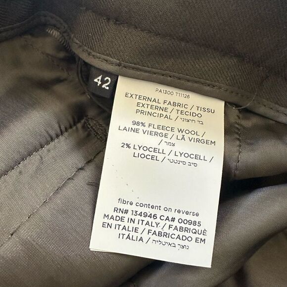 TOM FORD brown wool dress trousers in size 42 - Picture 10 of 12